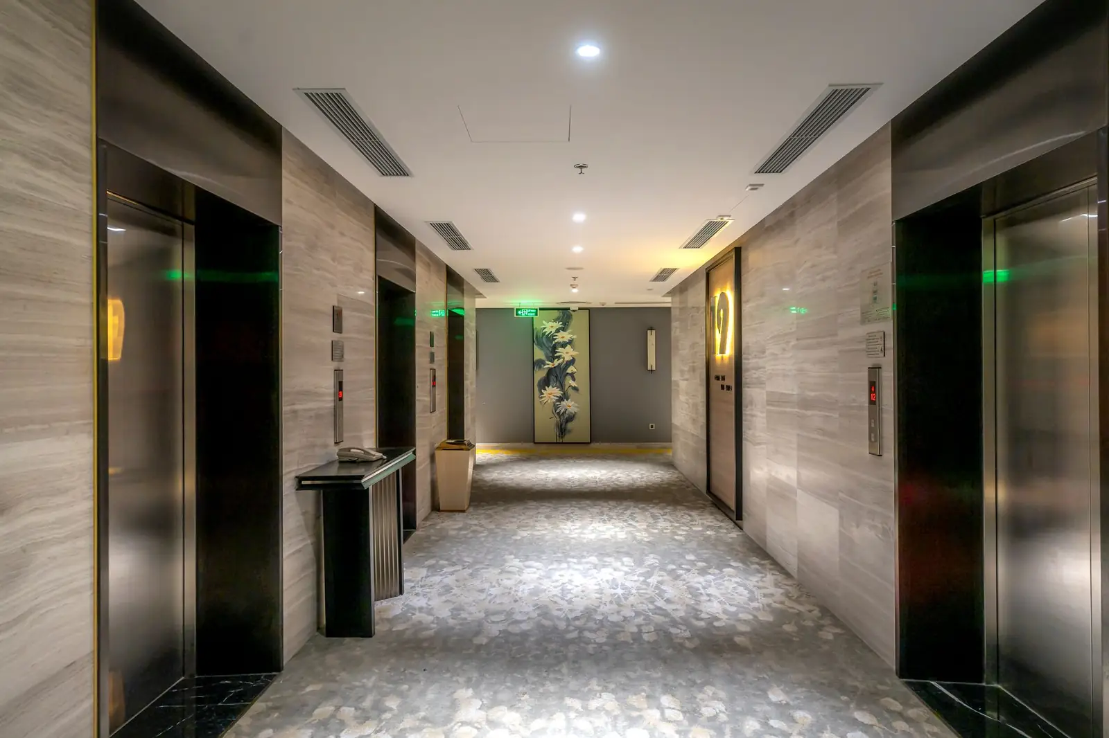 Astrevian Resort interior corridor